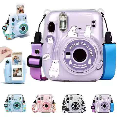 Shockproof Transparent Sticker Photo Bag Camera Cover Protective Shell Storage Case For Fujifilm Ins