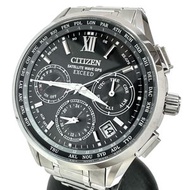 CITIZEN Exceed CC4030-58E/F950-T026982 GPS 手錶，鈦金屬，太陽能，黑色錶盤，男士