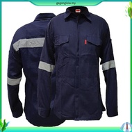 TK 100% COTTON TEBAL MEN'S SAFETY WORKING JACKET TEBAL / WORKING JACKET / BAJU KERJA TEBAL LELAKI 36
