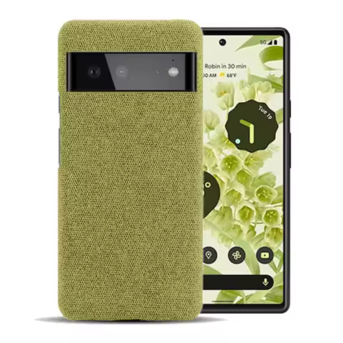 Cloth Texture Fit Case For Google Pixel 6 6Pro Funda Luxury Febric Antiskid Cover For Pixel 6 Pro 5 