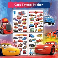 4Sheet/Set Cars Lightning Mcqueen Series Temporary Waterproof Tattoo Sticker