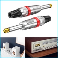 UTAKEE Professional Male Connector 6 35mm 24K 24K Gold Contacts Studio Auditory