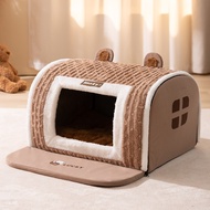 Autumn Winter Dog Houndstooth Dog House Large Dog Golden Retriever Big Dog House Deep Sleep Cat Hous
