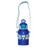 Children's Thermos Mug Cup with Suction Tubes Boys Go to School Special Water Cup Schoolchild Bottle Kindergarten Girls Water Cup