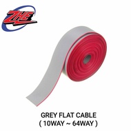 GREY FLAT RIBBON IDC CABLE ( 10PIN ~ 64PIN ) WIRE FLAT CABLE 1.27MM LINE PITCH CONNECT WIRE ( 1 METE