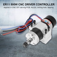 ER11 500W CNC Driver Controller + Motor + Fixture + Power สำหรับเครื่องแกะสลัก