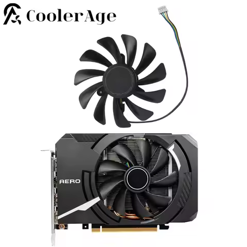 Video Card Fan For MSI GeForce GTX 1660 Ti RTX 2060 2070 AERO ITX 95MM XY-D10015SH RTX2060 RTX2070 G