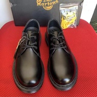 💙全新正貨  Dr.martens1461 經典全黑 mono黑線三孔硬皮