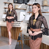 HITAM BLACK TASSEL KEBAYA BALI KEBAYA MADE KEBAYA