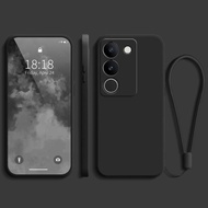 LANLIN For Vivo V29 Pro V29e V29 Lite V30 Pro V30e V30 Lite Phone Case Silicone Solid Color For Vivo