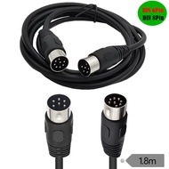 Big DIN 8Pin to Big DIN 6pin Audio Data Signal Cable din 8pin din 6pin Data Cable