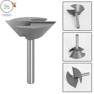 OGO [BTQN] 8mm Shank Dovetail Joint Bottom Cleaning Router Bit Engraving Bit Milling Cutter[OCT]