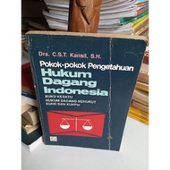 ORIGINAL BOOK - PRINCIPLES OF INDONESIAN TRADE LAW FIRST BOOK