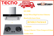 TECNO HOOD AND HOB FOR BUNDLE PACKAGE ( KD 3088 &amp; T 22TGSV ) / FREE EXPRESS DELIVERY