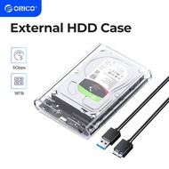 ORICO HDD Case 3.5 USB3.0 to SATA3.0 Hard Drive Disk Enclosure for 2.5 3.5 HDD SSD Box HD External Adapter Support UASP 10TB (3139U3)