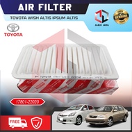 17801-22020 TOYOTA ENGINE AIR FILTER WISH ZZE121 ZZE122 ALTIS 2003 WISH ZNE10 IPSUM ACM21 GT86 PENAP