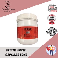 Pedivit forte capsules 500's