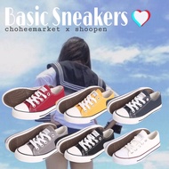 Choheemarket x shoopen (original) Basic Sneakers, Korean Version, Casual Canvas Shoes l Unisex