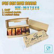 Bandung Toast Box Toast Box/ Toast Box Box/ Toast Packaging/ Patterned Toast Box/ Toast Cardboard/ T