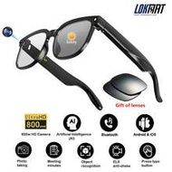 LOKMAT M02S Smart Glasses With Built-In Chat GPT, 8MP Camera, AI Translation In 26 Languages, Assist
