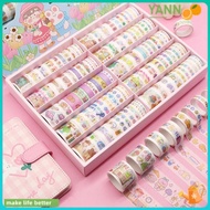 Yann1 100Rolls/Set Washi Tape Sastra Kartun Scrapbooking Gadis Hati