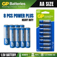 8PCS ORIGINAL GP POWERPLUS HEAVY DUTY AA BAttery 1.5V