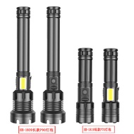 XHP70+COB Red White Light Strong Light Flashlight Zoom P70 Flashlight USB Rechargeable Flashlight