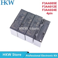 10pcs Relay F3AA005E F3AA012E F3AA024E 5V 12V 24V 4PIN Relays Relais Original and New chip ic in sto