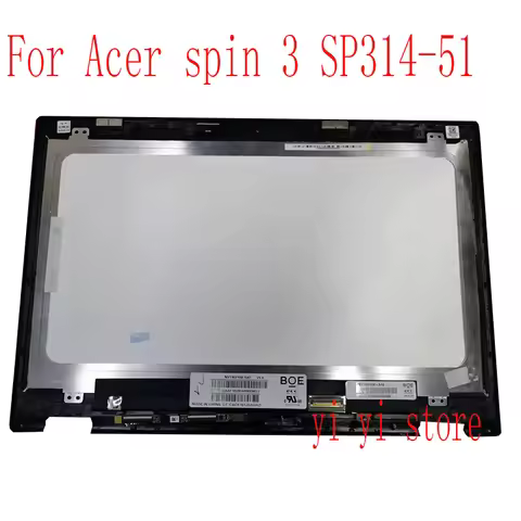 14''For Acer Spin 3 SP314-51 SP314-52 Laptop Touch Digitizer N17W5 LCD Screen Display Assembly With 