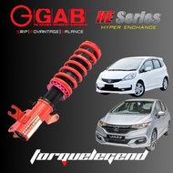 (Honda Jazz GE/GK) GAB HE Series Adjustable Absorber High Low Bodyshift GAB Suspension Coilover