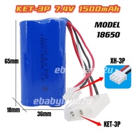 7.4V RC Rechargeable Battery 11.1V Kereta Kontrol Lithium Li-ion SM-2P SM-3P JST-2P T-Plug KET-3P Ba