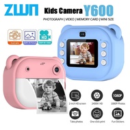 [NEW] Children Digital Camera Instant Print Toys Thermal Print Camera Instant Photo Printing Camera 