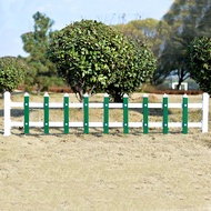 รั้วสนามสำเร็จรูป PVC สําหรับตกแต่งสวน สนามหญ้า กลางแจ้ง ขนาด30/40/50cm แพค5ชิ้น ยาว1-2เมตร