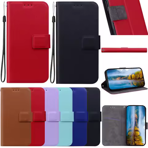 Magnetic Leather Phone Case for Motorola E20 E30 E40 E7I POWER E6 PLAY E6 E7 PLUS E22I E13 E6i E6S 2