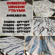 RUBBERIZED LINOLEUM/RENOLYUM/FLOORMAT SMOOTH TEXTURE (3yards/5yards/10yards/15yards)
