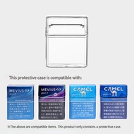 Transparent PC thickened plastic cigaret box for both men and women suitable for Ploom X full packag
