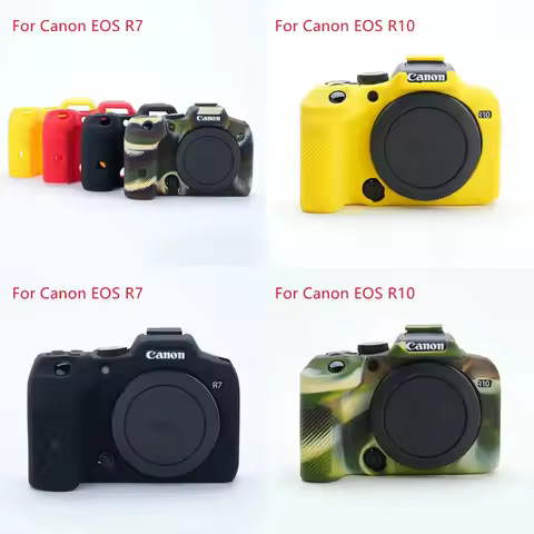 Soft Silicone Funda Protectora - Stylish and Protective For Canon EOS 5D Mark III IV 5D2 5D3 5D4 6D 