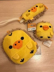 大掃除,家居清潔,原裝日本,一套三件,鬆弛熊,小黃雞,牛奶熊, 手提電話,iPad,電腦屏幕清潔,清潔打掃套裝,除塵掃 角落生物 迪士尼 反斗奇兵