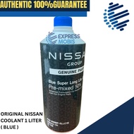 NISSAN COOLANT 100% ORIGINAL 1 LITER ( BLUE ) 999MP-SLLC1N