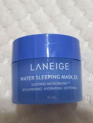 clearance sale laneige water sleeping  mask_ex laneige 水亮補濕睡眠面膜 15ml
