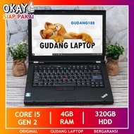 PROMO! Laptop Lenovo Thinkpad T420 Core i5 RAM 4GB 320GB HDD Notebook