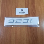 Letter Number Emblem 323I Bmw E36 E46 E90 F30 E30 Etc. Luggage Position