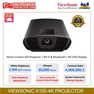 ViewSonic X100-4K+ 4K UHD Home Cinema LED Projector