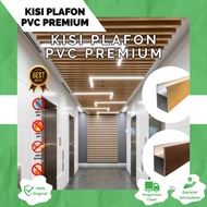 Kisi Kisi Plafon PVC | Plafon PVC | WPC Bar Ceiling | plafond PVC motif kayu | Plafond WPC