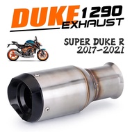 Motorcycle exhaust for 1290 Superduke R 1290 Super Duke R 1290sdr 2017-2021 Middle Link Pipe Muffler
