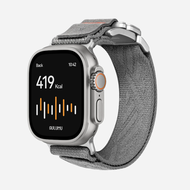 Aulumu C03 Titanium Alloy Magnetic Buckle Nylon สายนาฬิกา Apple Watch Ultra3-1(49mm)/11/10(46mm)/9-1