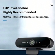 Portable Logitech C1000e 4K Conference Webcam With One-Click Mount, IR Face Recognition, 5x Zoom & A