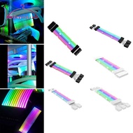 [deevoka] Extension RGB Cable Addressable Computer Room Ambient Light RGB Power Extension Cable PCIe