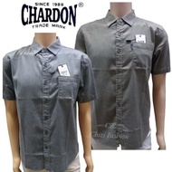 CHARDON MEN'S COLLAR SHIRT # CDW4329S # BAJU KEMEJA COLAR LELAKI # COTTON SOFT # 💯 ORIGINAL READY ST