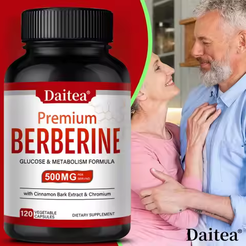 Berberine Hydrochloride with Cinnamon - Support Glucose Balance, Liver Health, Digestion, Non-GMO, G